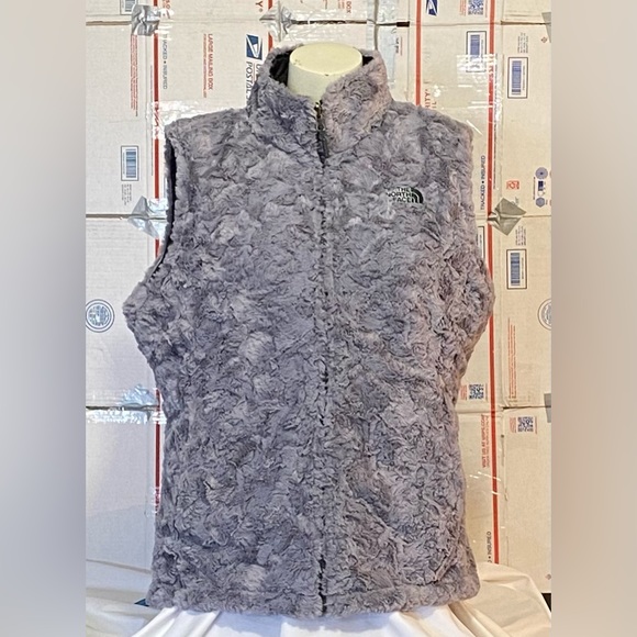 NWOT The North Face Women’s Mossbud Reversible Swirl Vest Black Size XL - Picture 2 of 7